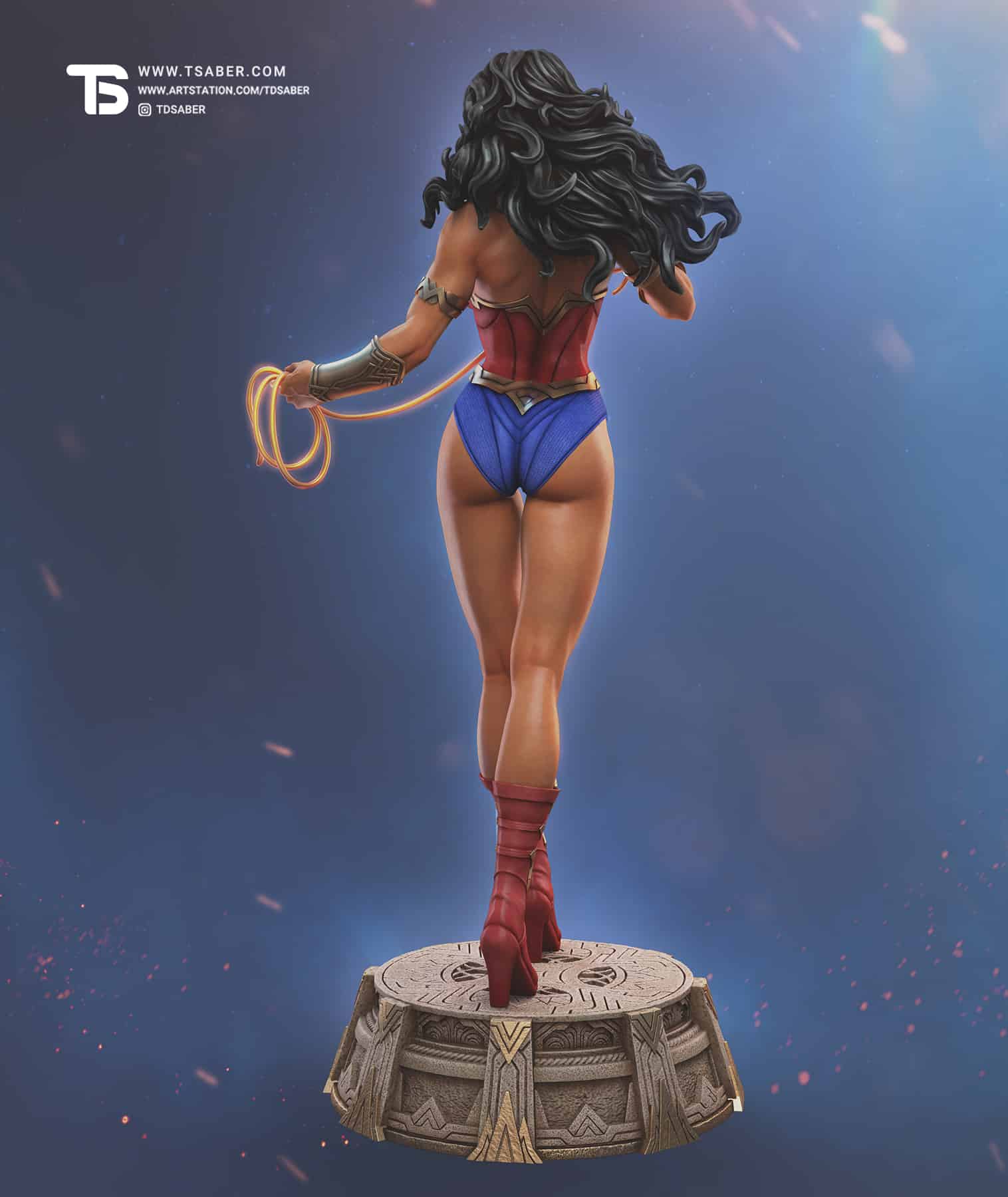 Wonder Woman Statue – Justice League Collectibles – DC Comics - Tsaber 9