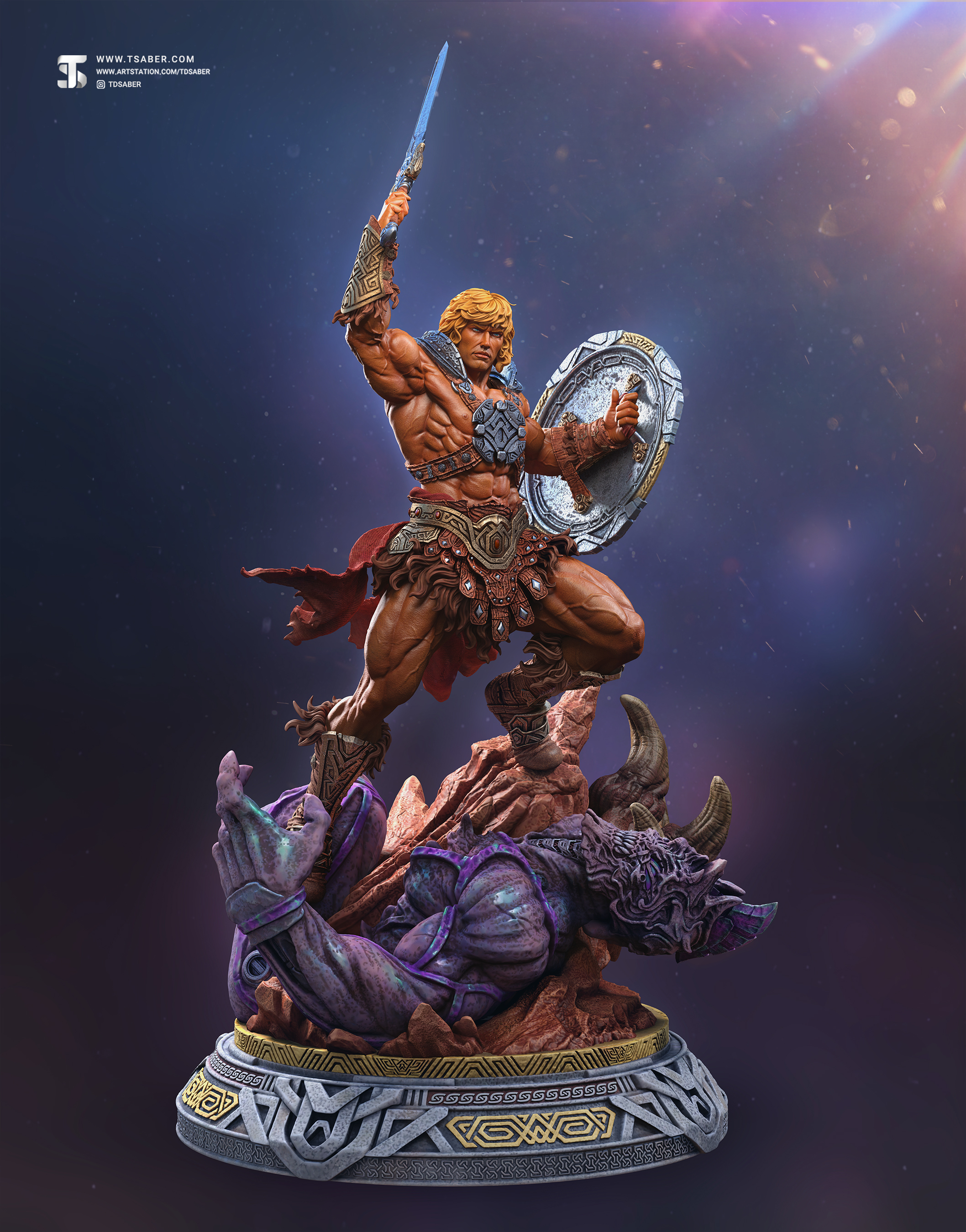 He-man Statue – Masters of the universe – motu collectibles – Tsaber 2