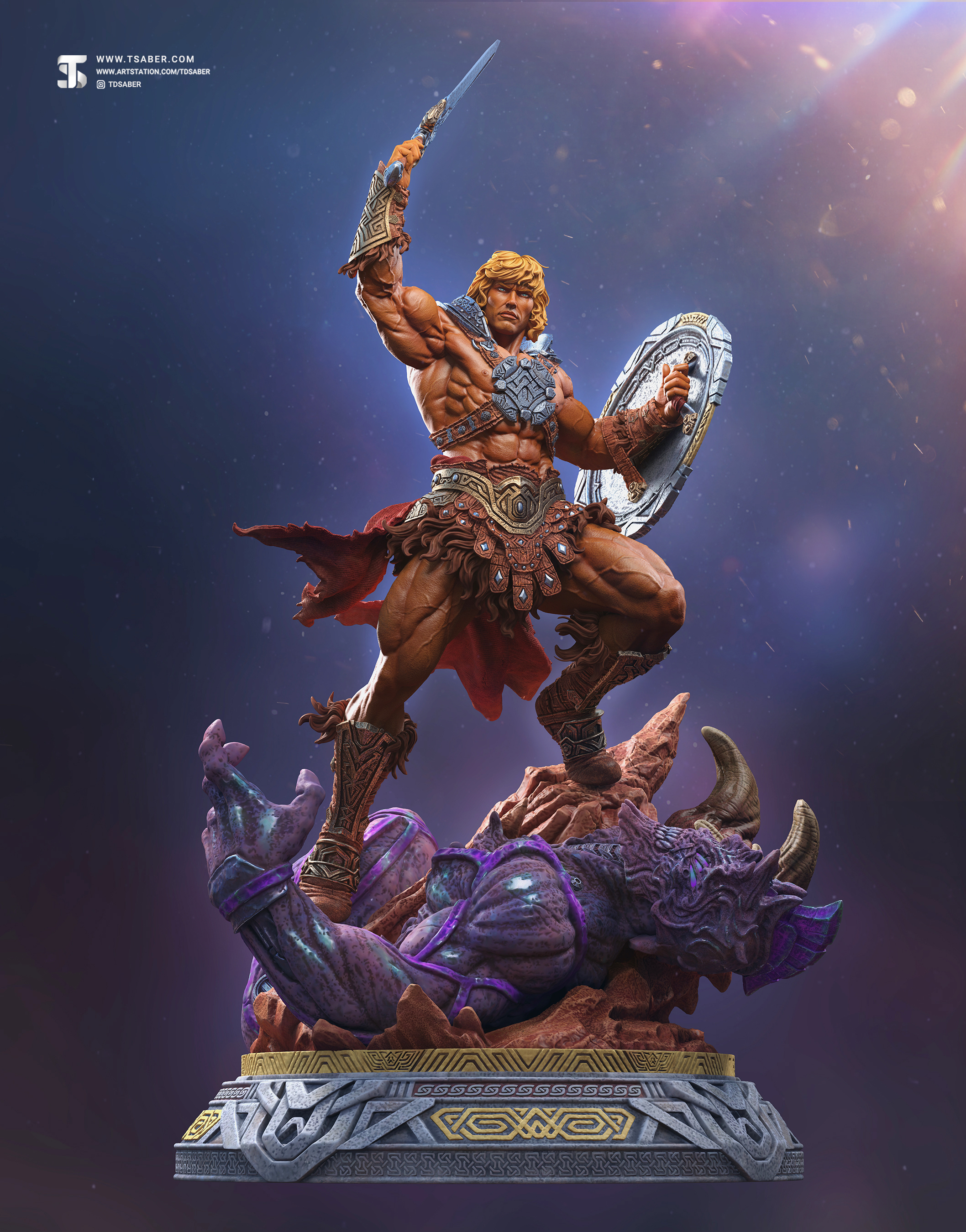 He-man Statue – Masters of the universe – motu collectibles – Tsaber 3