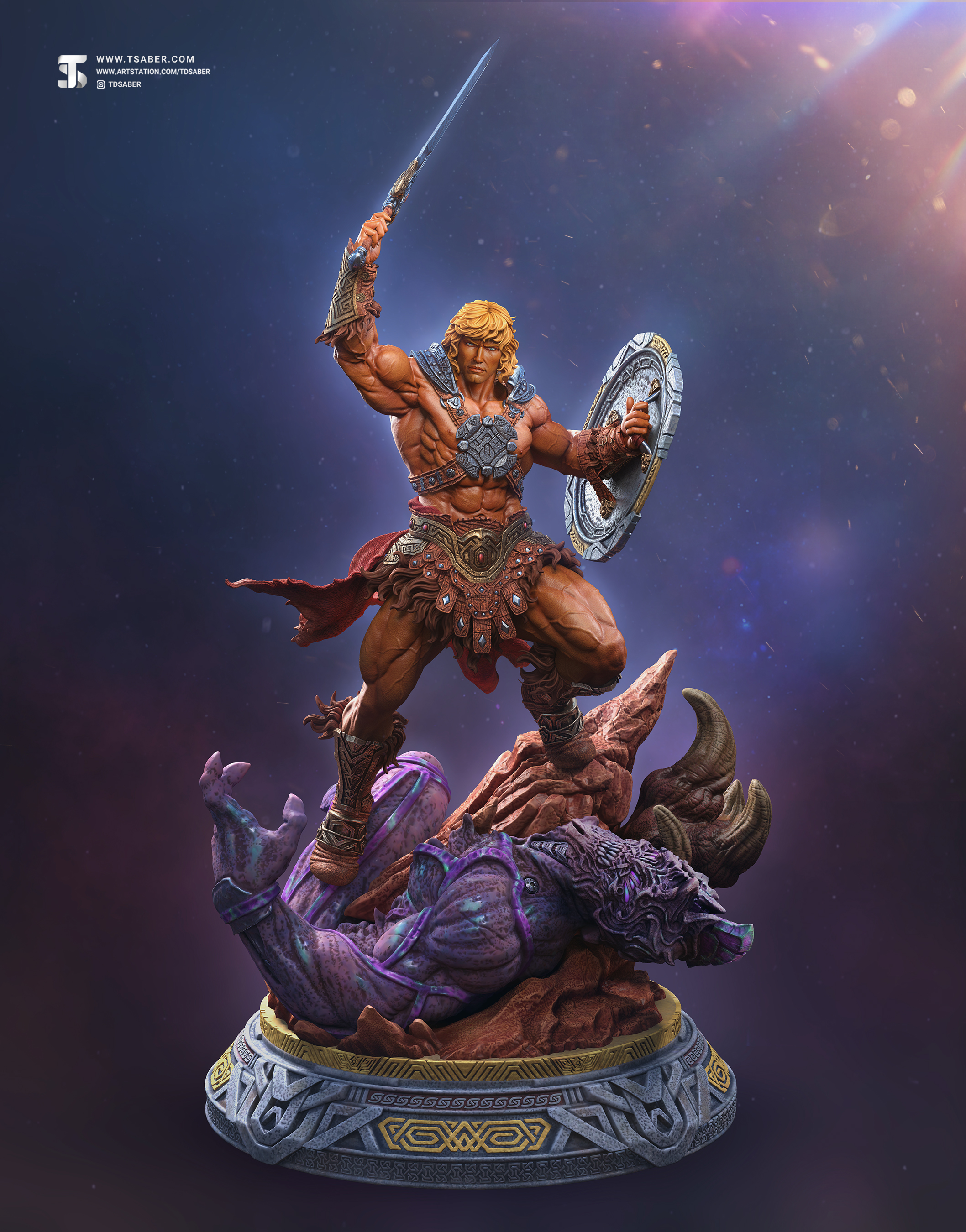 He-man Statue – Masters of the universe – motu collectibles – Tsaber 1