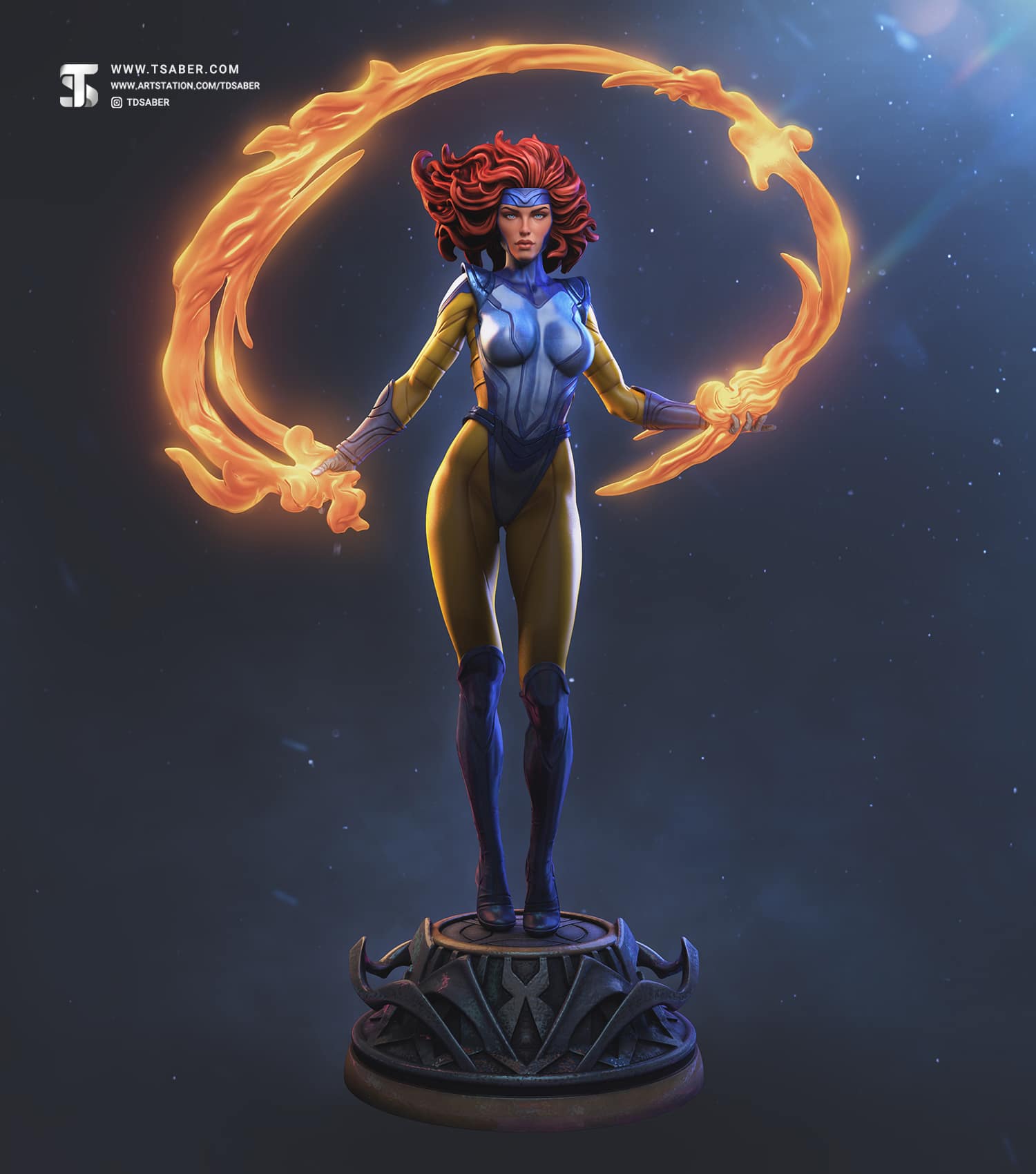 Jean Grey Statue – Xmen Sculpture – Marvel Collectibles - TSaber 1