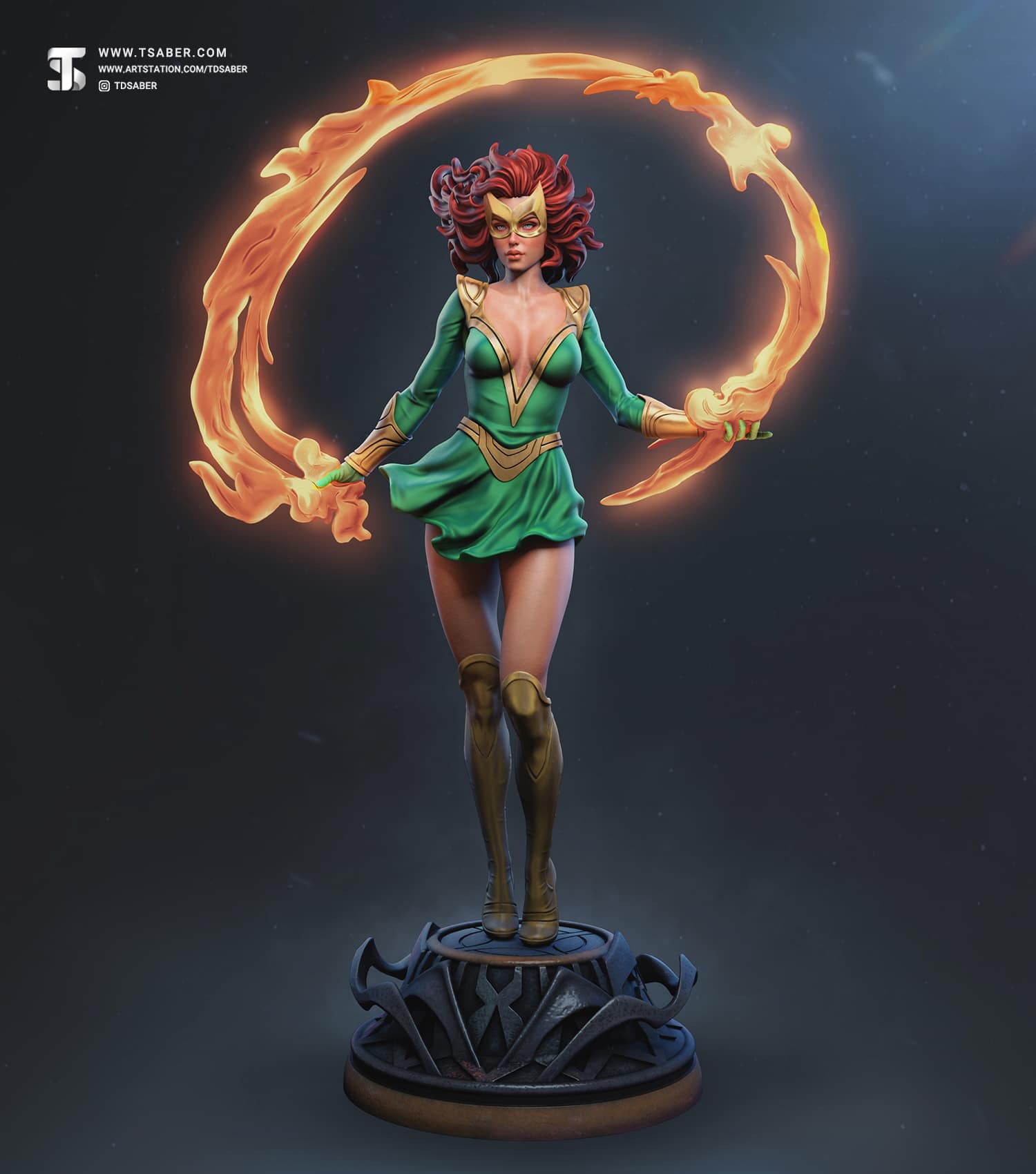 Jean Grey Statue – Xmen Sculpture – Marvel Collectibles - TSaber 9