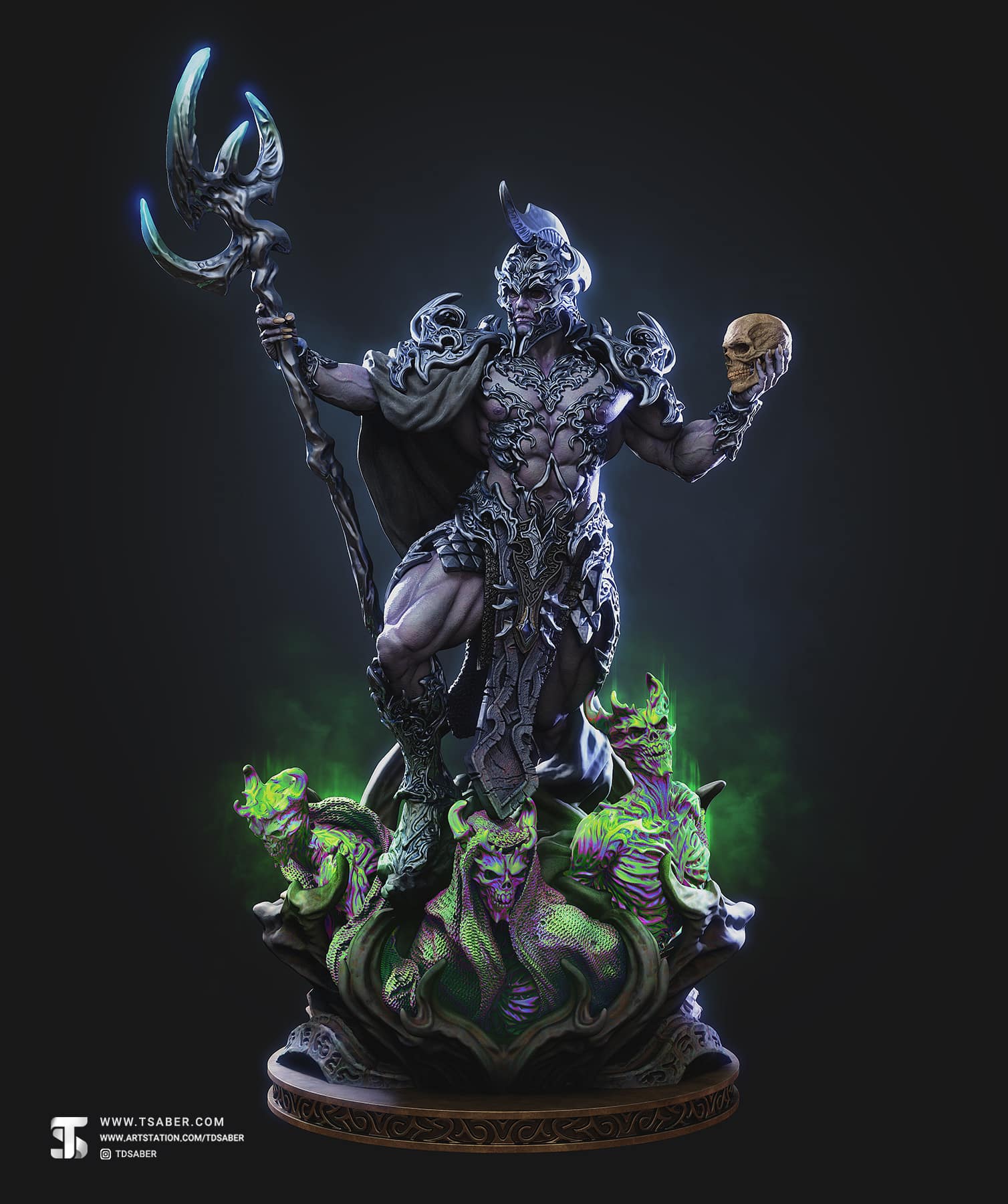 Titaridus – Tales of Evoran - Death God Statue – Tsaber 1